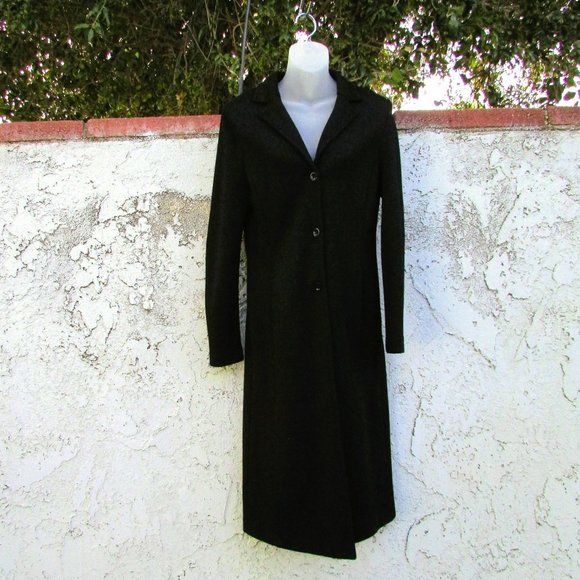 Banana Republic black knit coat M - Picture 1 of 7